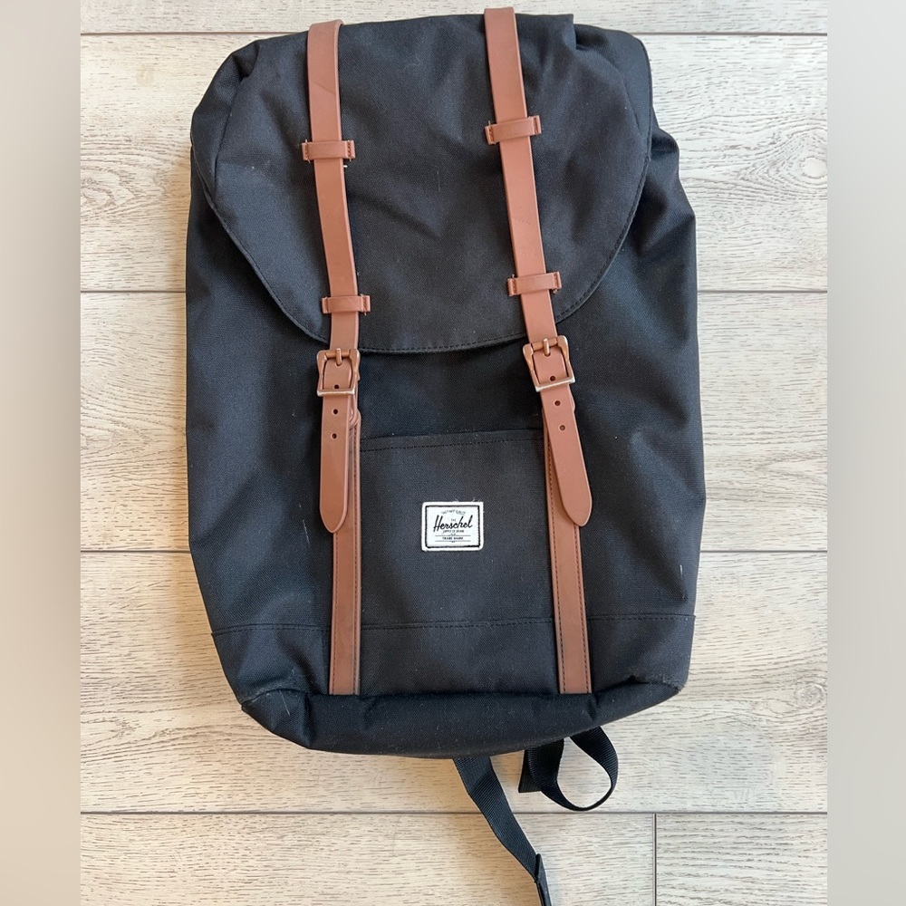 Herschel Supply Company Black & Saddle Backpack - Picture 2 of 10
